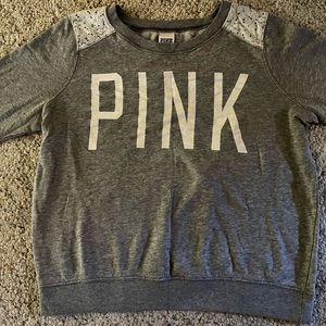 Victoria’s Secret Light Gray Pullover - Size Medium